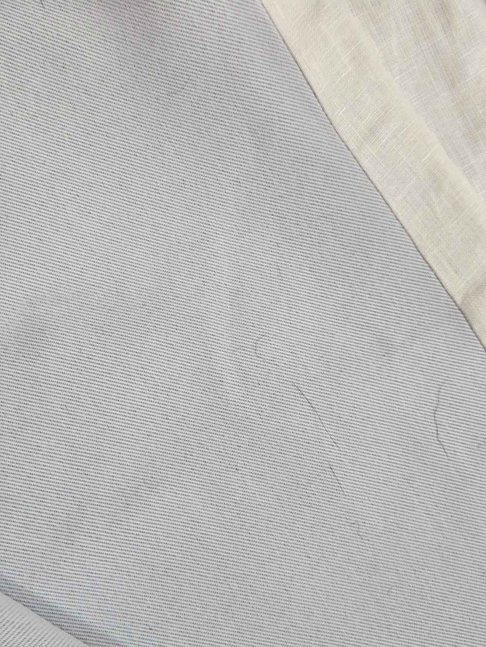 QUINCE Set Of 2 48x108 European Linen True Blackout Curtains Cream 0413